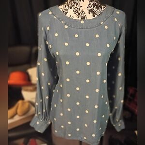Polka Dot Long Sleeve Top